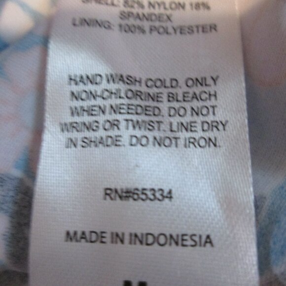 Salt + Cove Swimsuit Retro Hippie Print Scoop Neck One-Piece Sz M - Picture 11 of 12